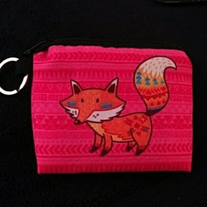 New - Change purse or coin bag - Fox